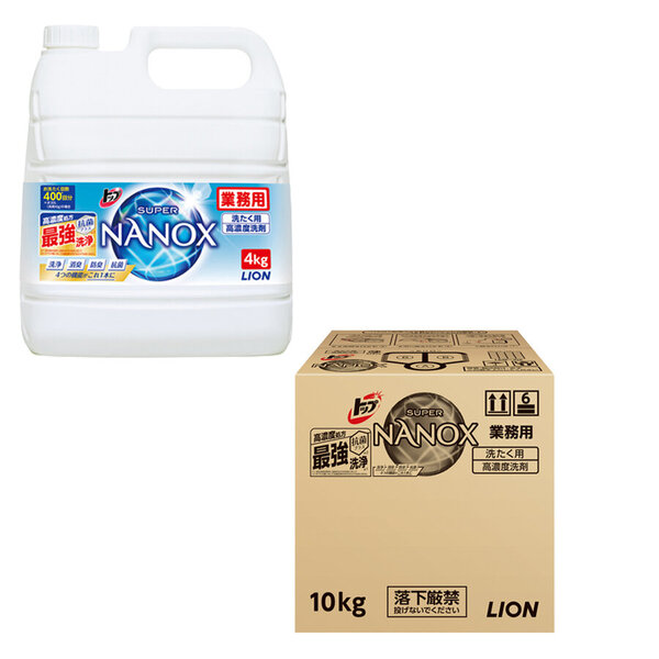 売却 シミズ事務機 店ライオン トップSUPER NANOX 業務用 10kg お得10個パック